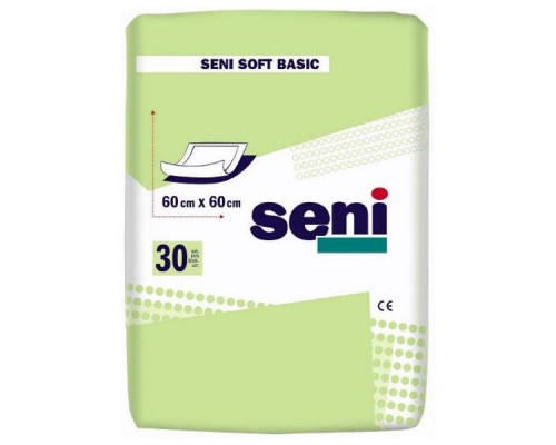 Одноразовые впитывающие пеленки SENI Soft Bazic 60х60 см