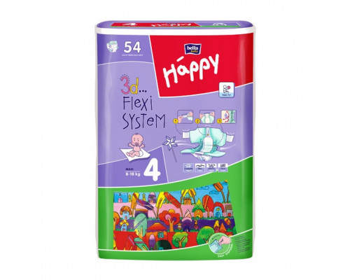 "Happy Maxi" ( вес 8-18) по 54 шт