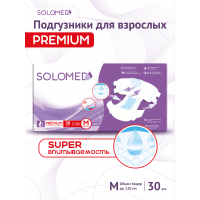 Подгузники для взрослых Solomed Premium M 30 шт